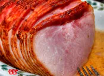 Sliced ham