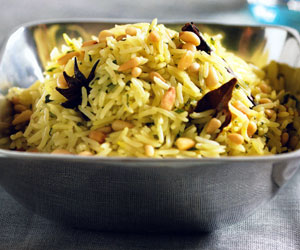 Mint and Cilantro Rice Recipe